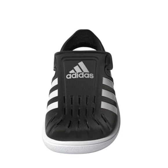 NWT adidas Kids Closed-Toe Water Sandals Slide, Black/White, Size 9 Toddler - Picture 5 of 7